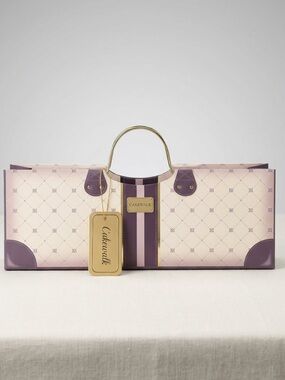 Cakewalk Novelty Wine Purse Gift Box  Suitcase Luggage Treat Tote Handbag